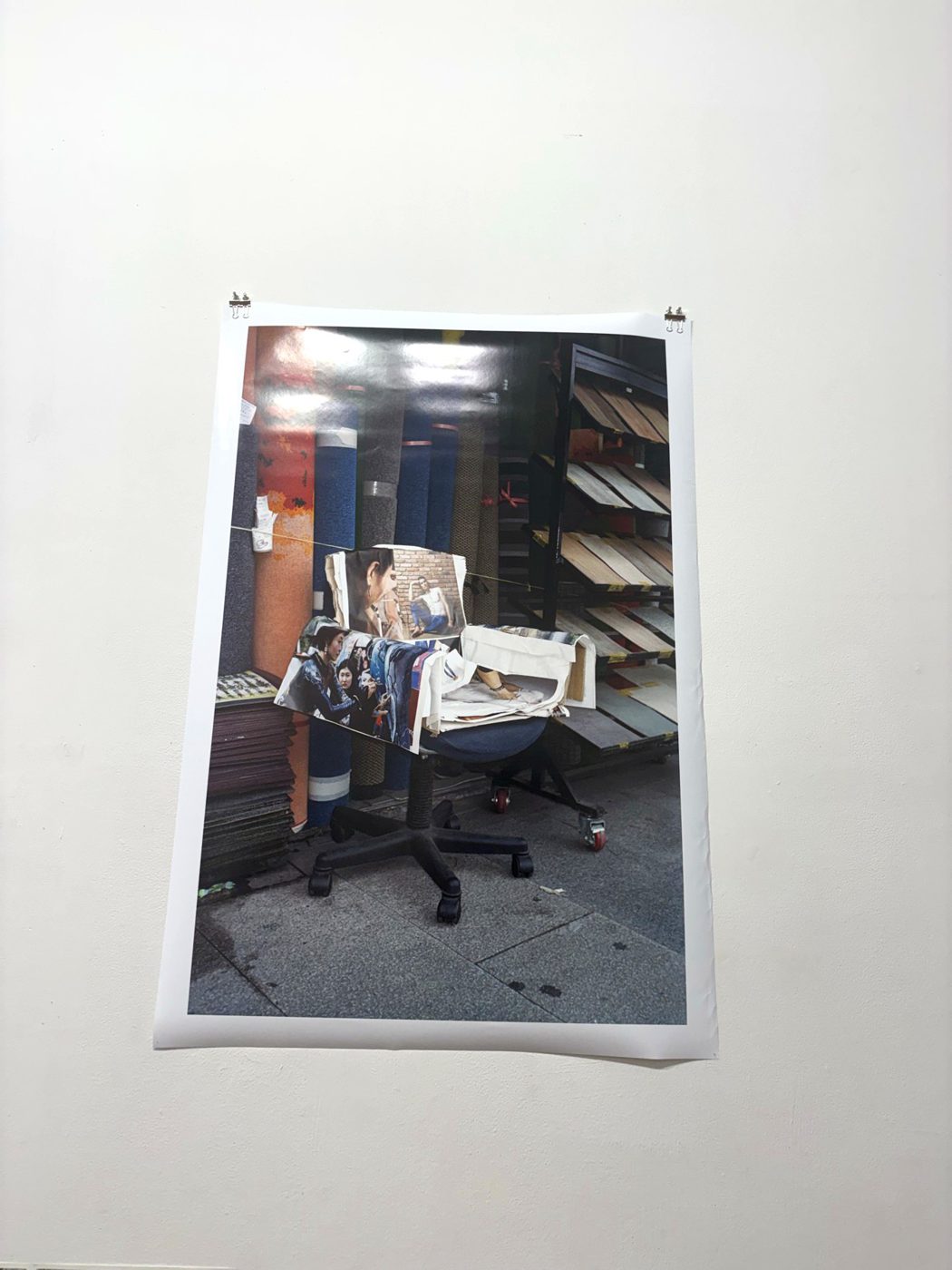 A print in AN Chorong's studio