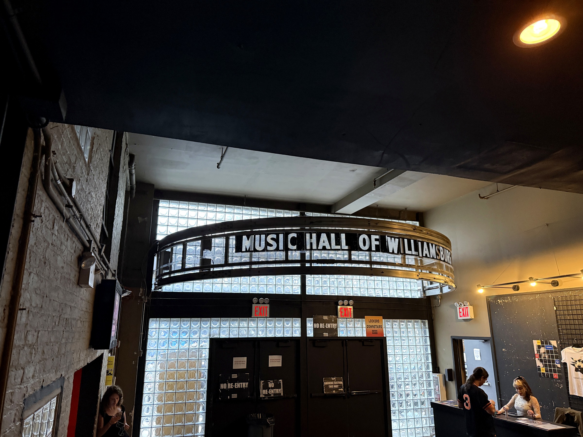 Music Hall of Williamsburg marquee