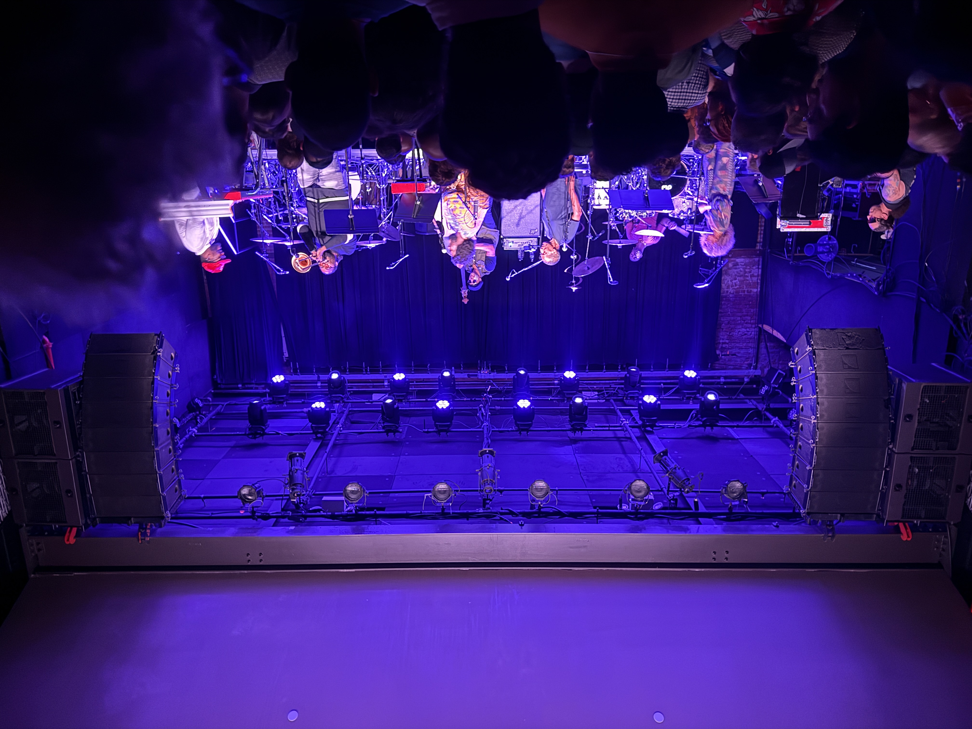 The stage from the balcony